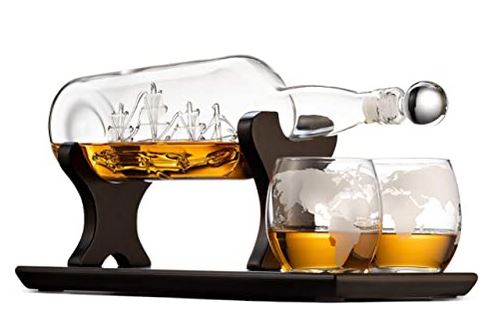 Best Ship in a Bottle Whiskey Decanter
