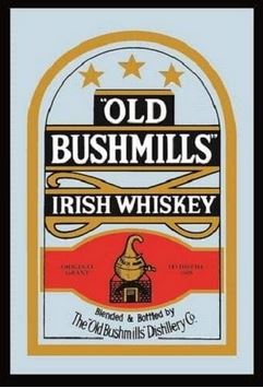 Bushmills Whiskey Tin Bar Sign