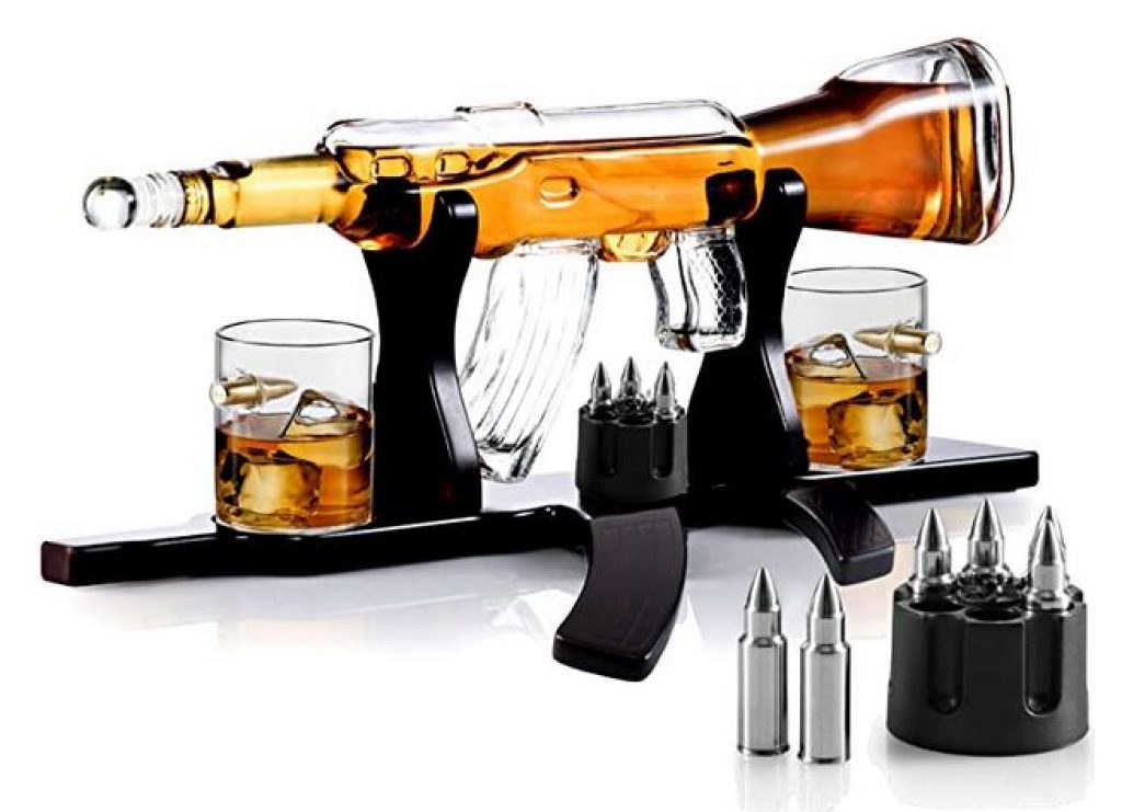 Pistol Shaped Whiskey Decanter Gift Set Best Whiskey Gifts Find the
