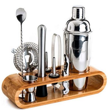 10-Piece Bartender Kit with Stand