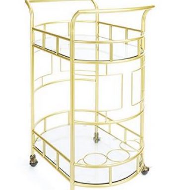 Silverwood Sinclair Gold Bar Cart