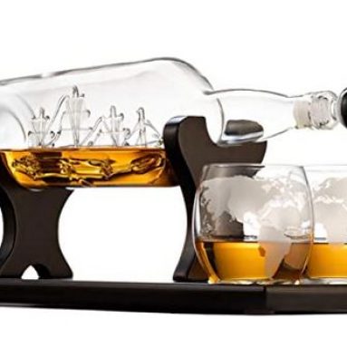 Best Ship in a Bottle Whiskey Decanter