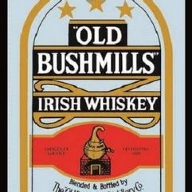 Bushmills Whiskey Tin Bar Sign