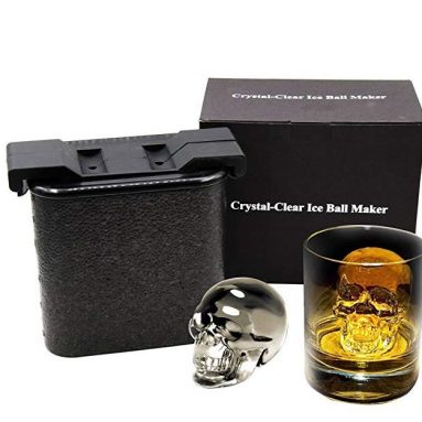 Clear Ice Skull Shaped Ice Cube Maker