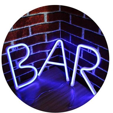 Neon Bar Sign for the Home