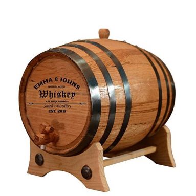 Personalized 2-Liter Whiskey Barrel