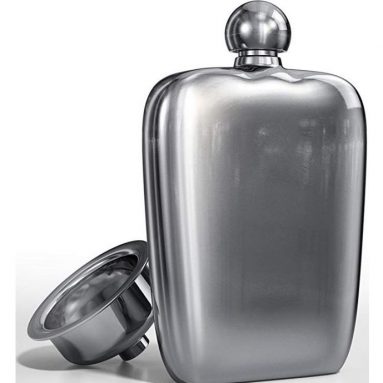 Premium Polished Stainless Steel Flask