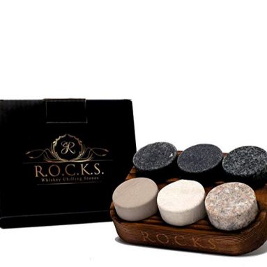 Round Granite Whiskey Rocks