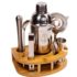 11-Piece Bar Tool Set with Wooden Stand