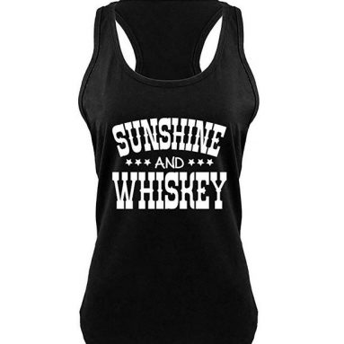 Sunshine & Whiskey Ladies Tank Top