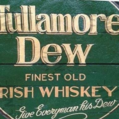 Tullamore Dew Irish Whiskey Tin Sign
